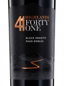 41 Highlands Black Granite Red Blend 2018 (750)